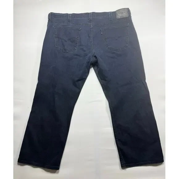 Levi's 569 Men's Loose Straight Fit Blue Denim Jeans - Size 42x30 (43x28) - Picture 2 of 5